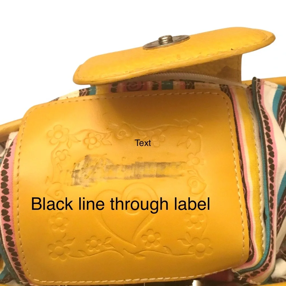 Brighton Carmella Straw Crossbody Yellow Leather Trim Medium Bucket Shoulder Bag